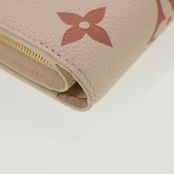 LOUIS VUITTON Monogram Empreinte Portefeuille Clare Wallet White M81927 42904S - Picture 14 of 16